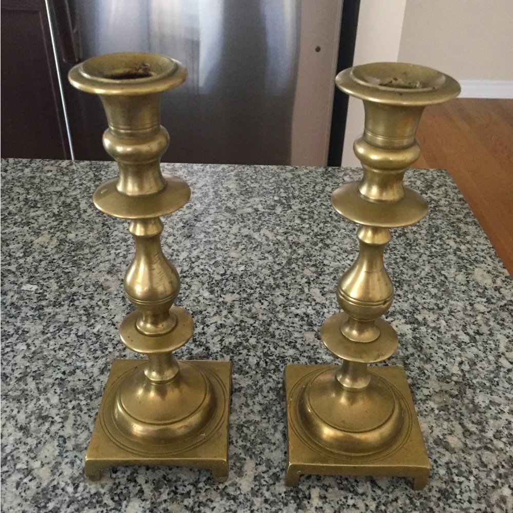 19th Century Russian Candlesticks